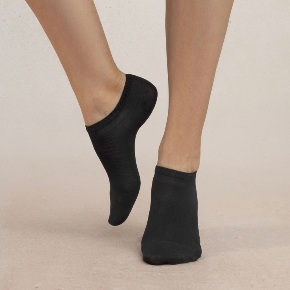 BLF 6757 Sold Colour Mercerised Cotton Mini Sock