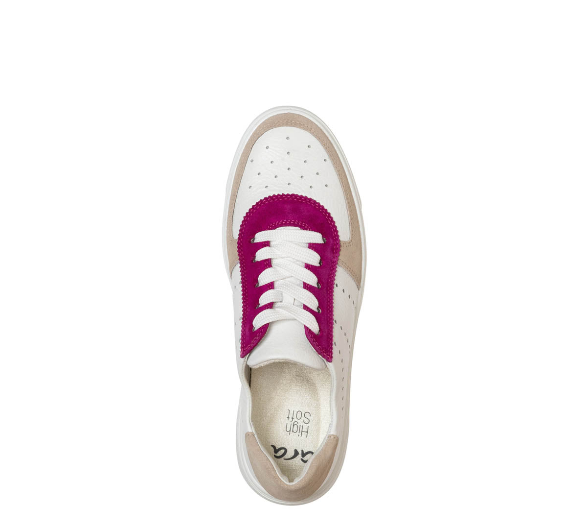 ara 935-225 Calgary shell, white & pink