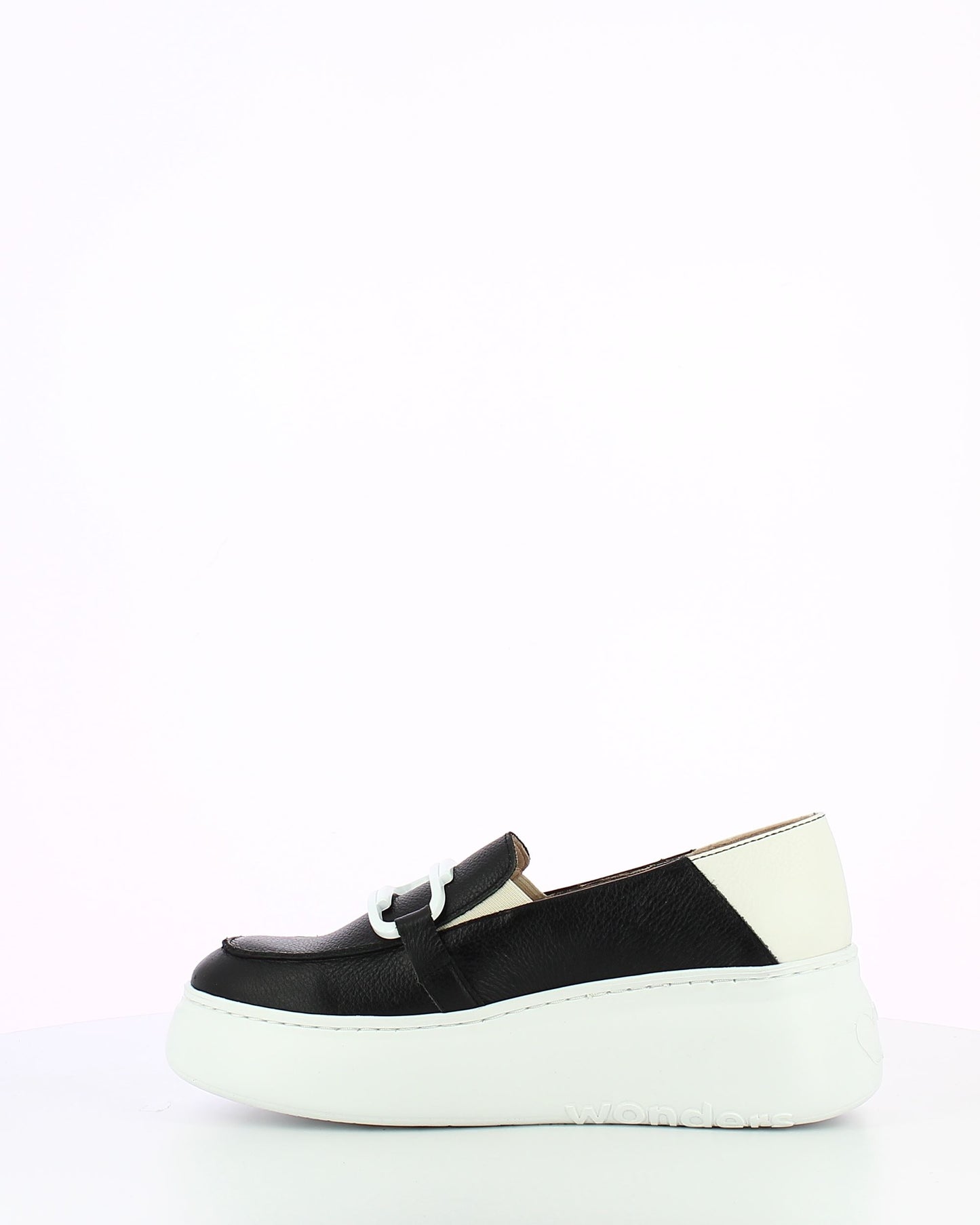 WND 1194-280 BLACK LEATHER LOAFER