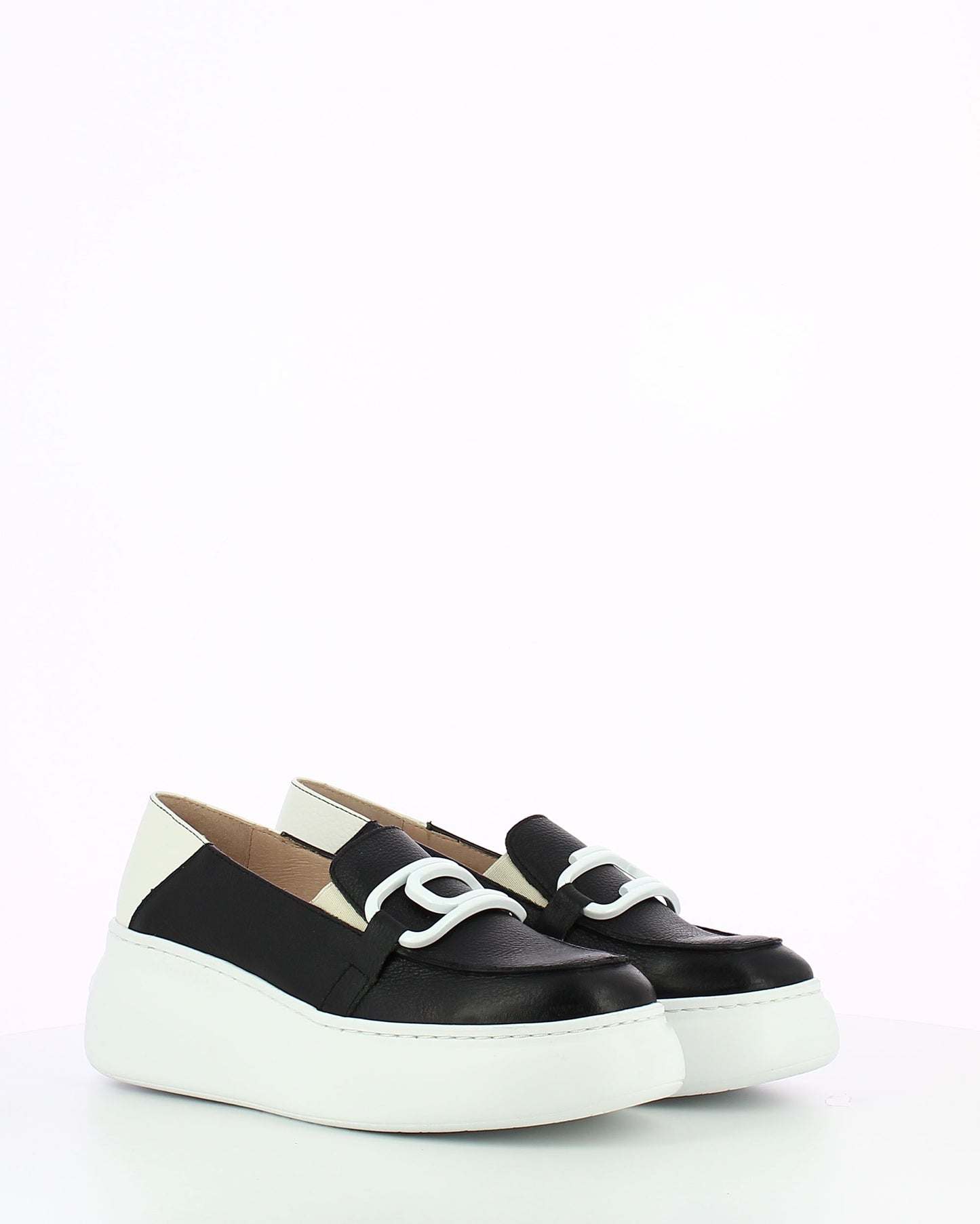 WND 1194-280 BLACK LEATHER LOAFER