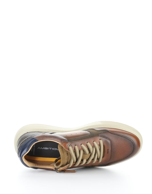 AMB 355- 300 LEWIS COGNAC LEATHER SUEDE