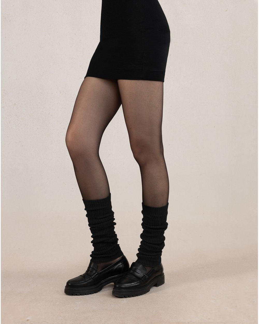 BLF 6094 AR5 BLK plain-cashmere-leg-warmers
