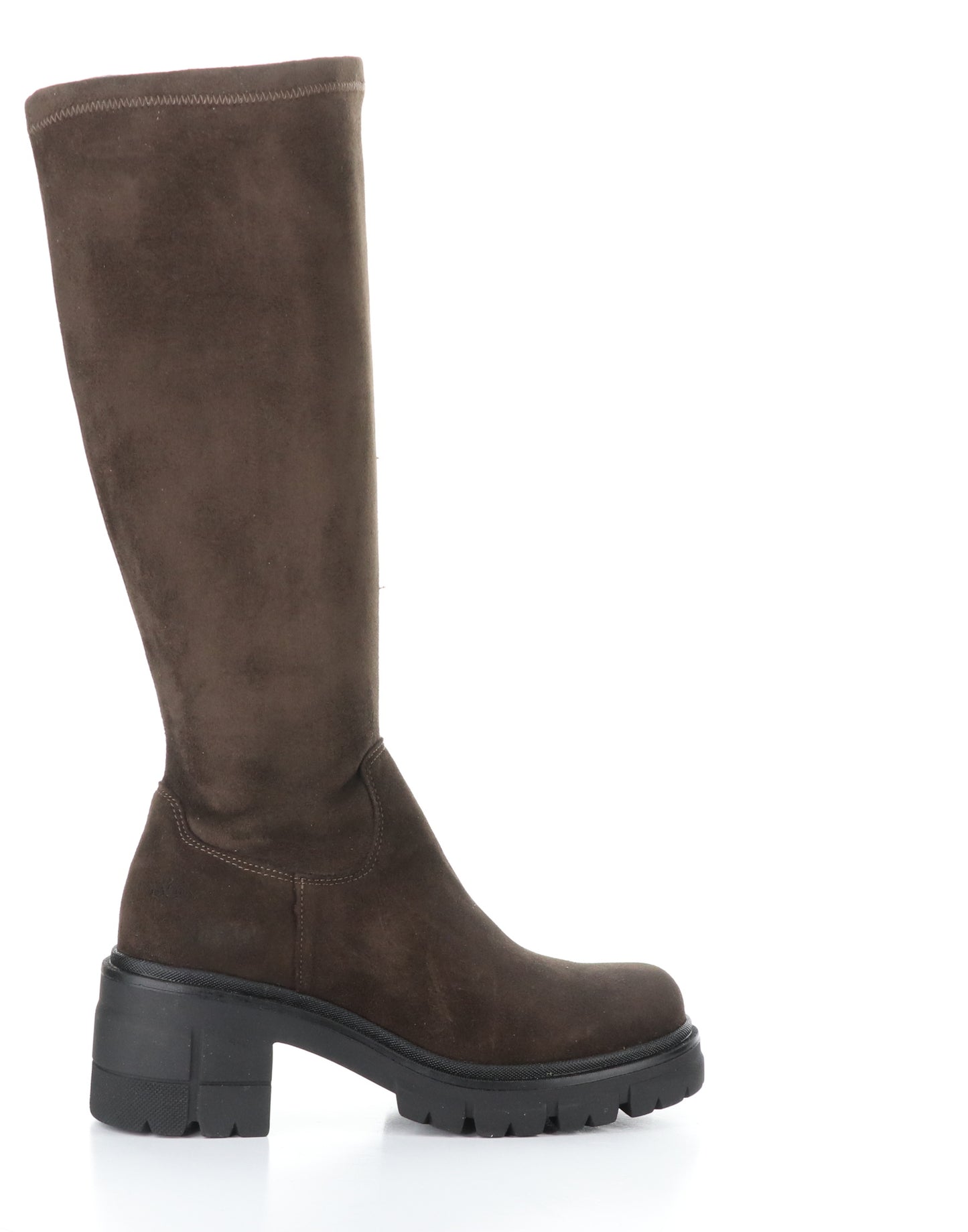 BC BRENNA-320 BROWN SUEDE BLACK SOLE