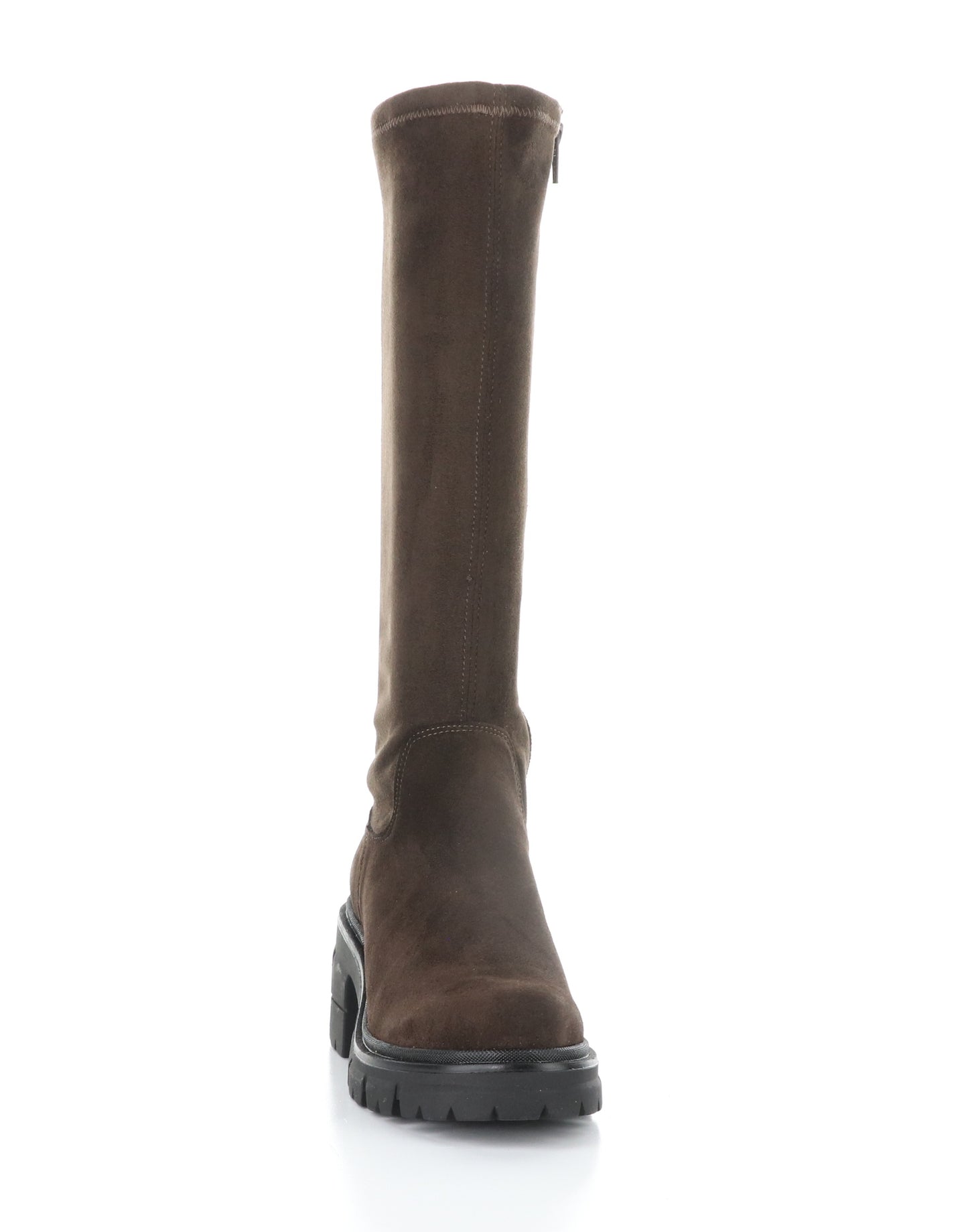 BC BRENNA-320 BROWN SUEDE BLACK SOLE