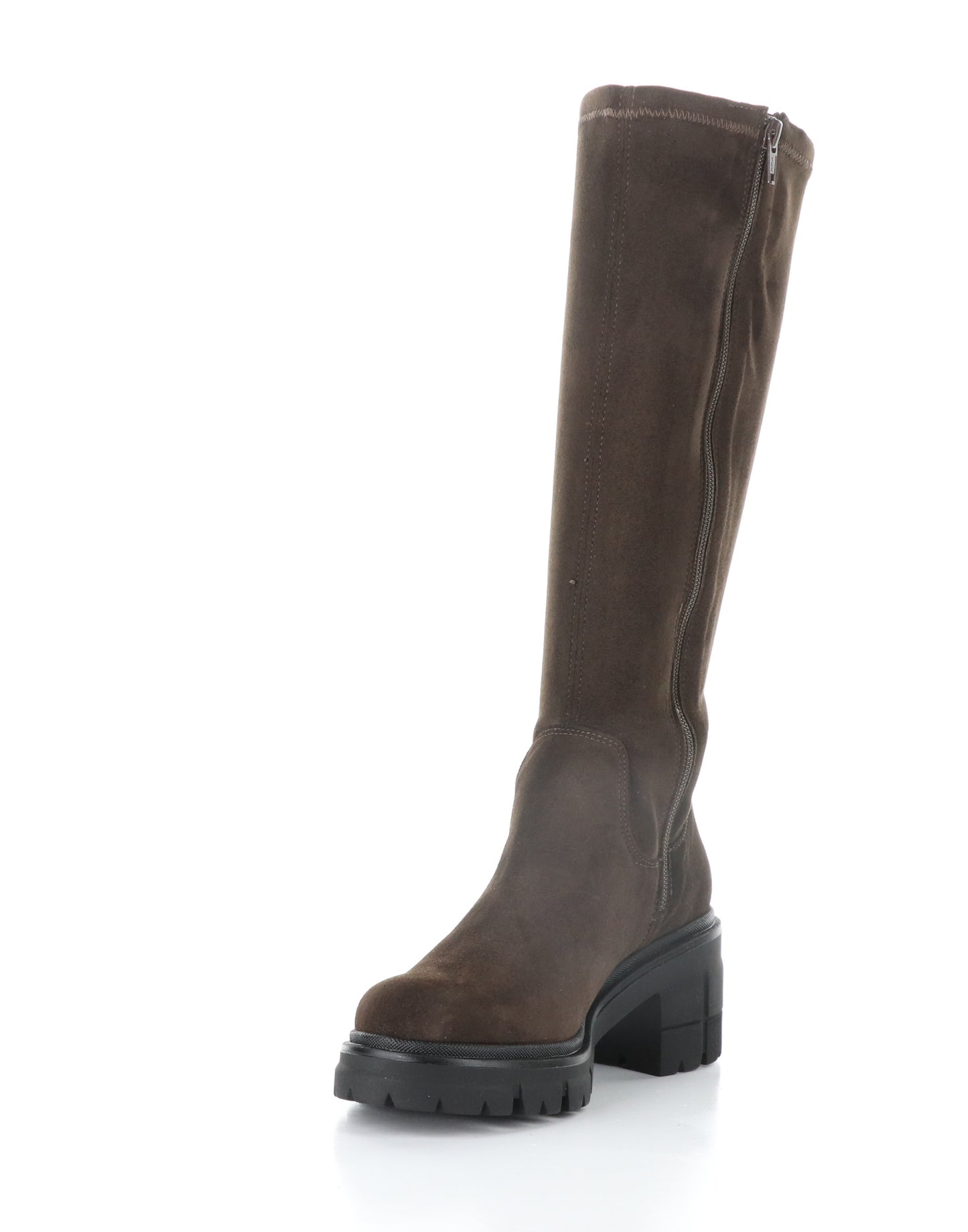 BC BRENNA-320 BROWN SUEDE BLACK SOLE