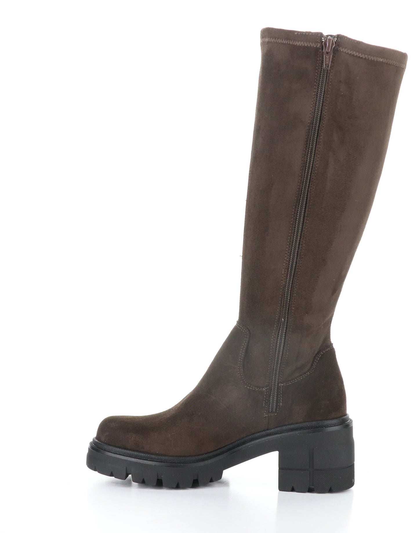 BC BRENNA-320 BROWN SUEDE BLACK SOLE