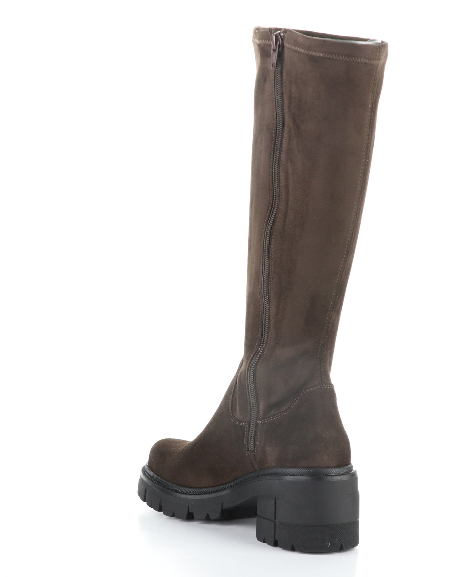 BC BRENNA-320 BROWN SUEDE BLACK SOLE