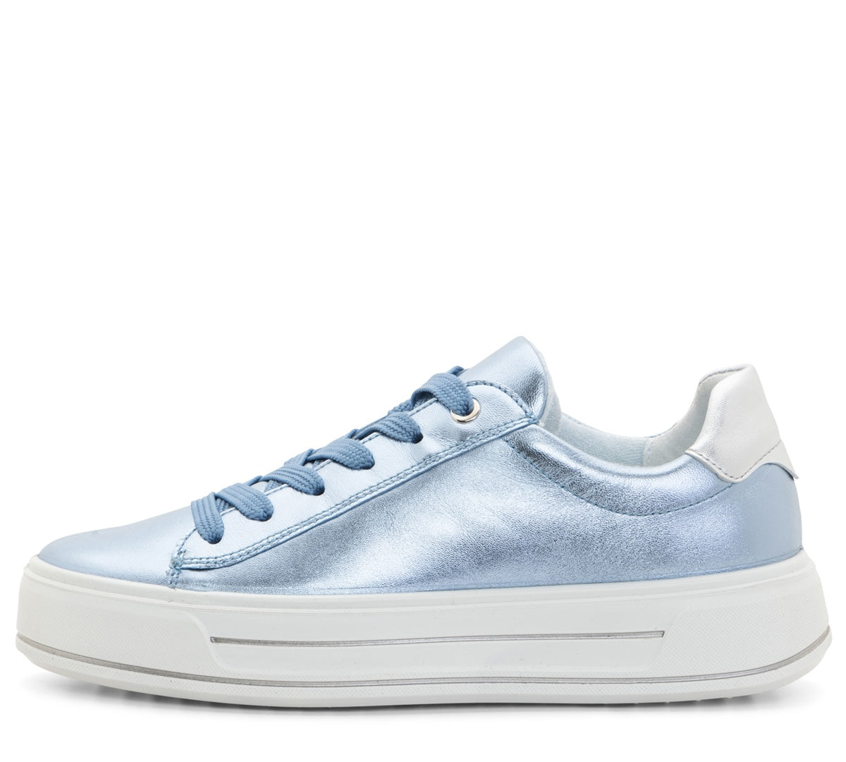 ara 496-210 Carol sky blue silver metallic leather