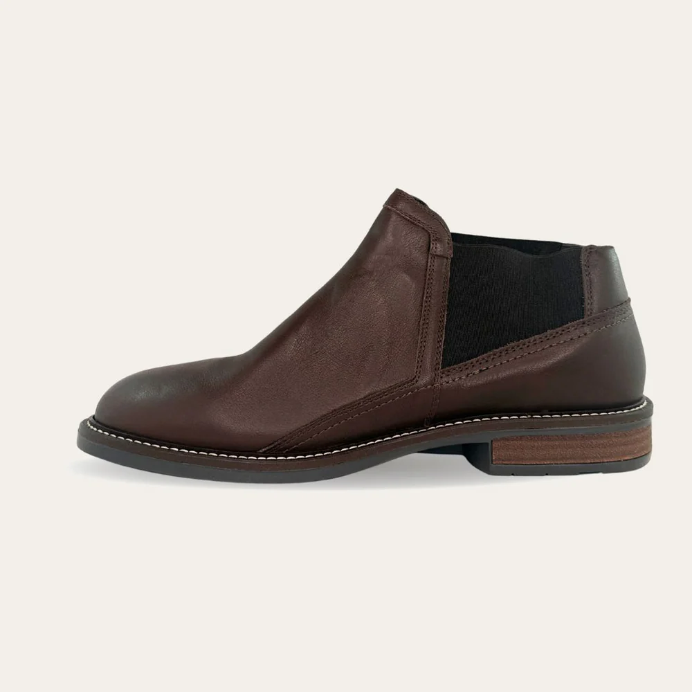 NAOTM Business Dark Brown Water Resistant Leather