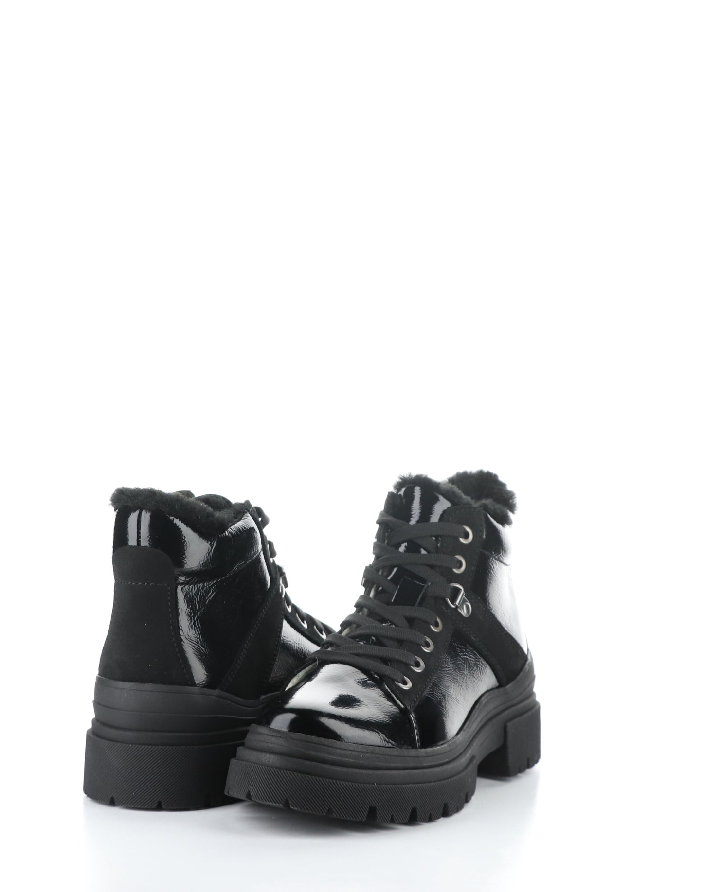 BC River Black Patent suede