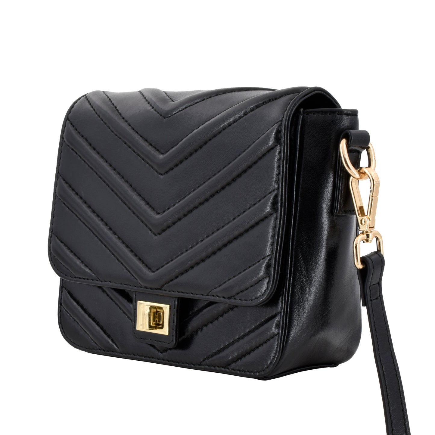 VJ 250-120 The Chevron Charm Black leather