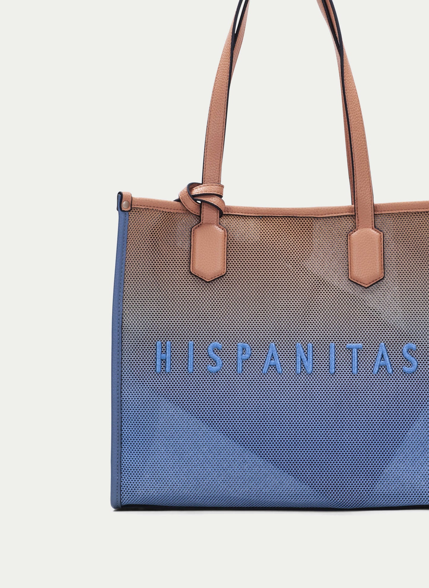 HSP BV243239 Shopper Bag Peach-Azure