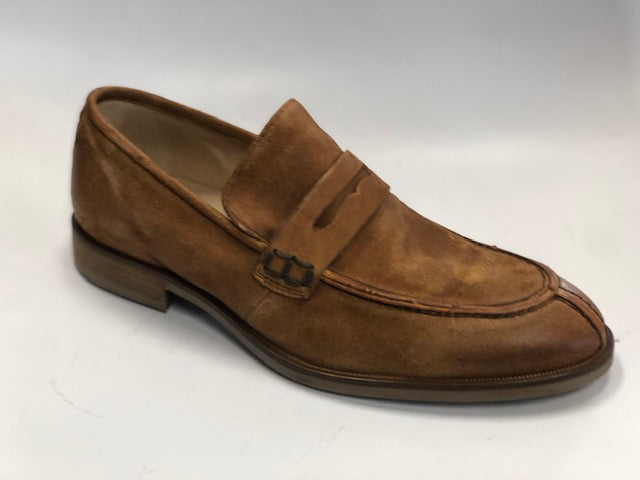 MJM 380-210 PENNY LOAFER COGNAC SUEDE