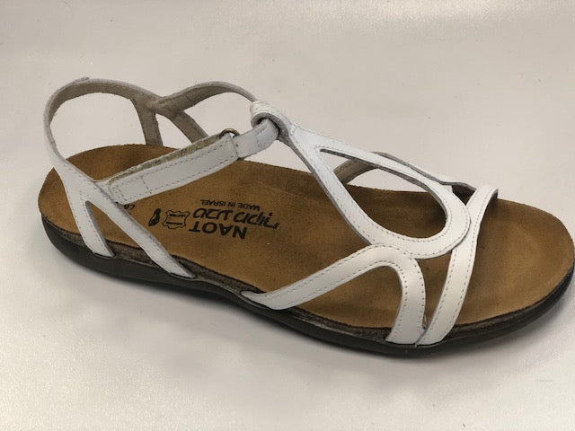 NAOT DORITH WHITE LEATHER