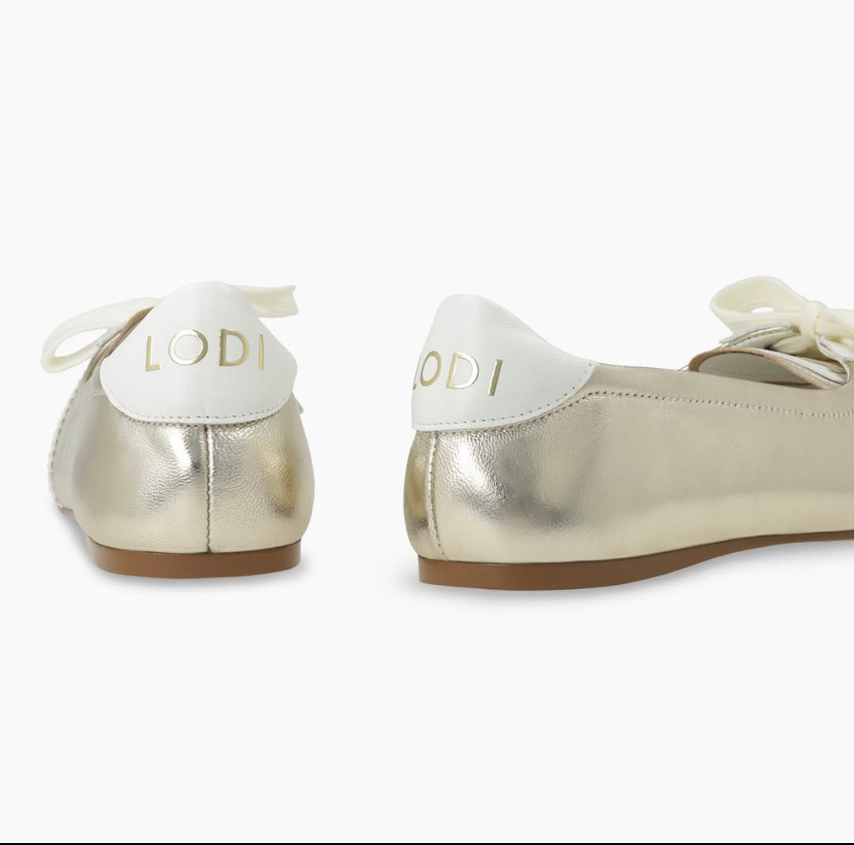 LDI BETO-260 Gold white sneakerina