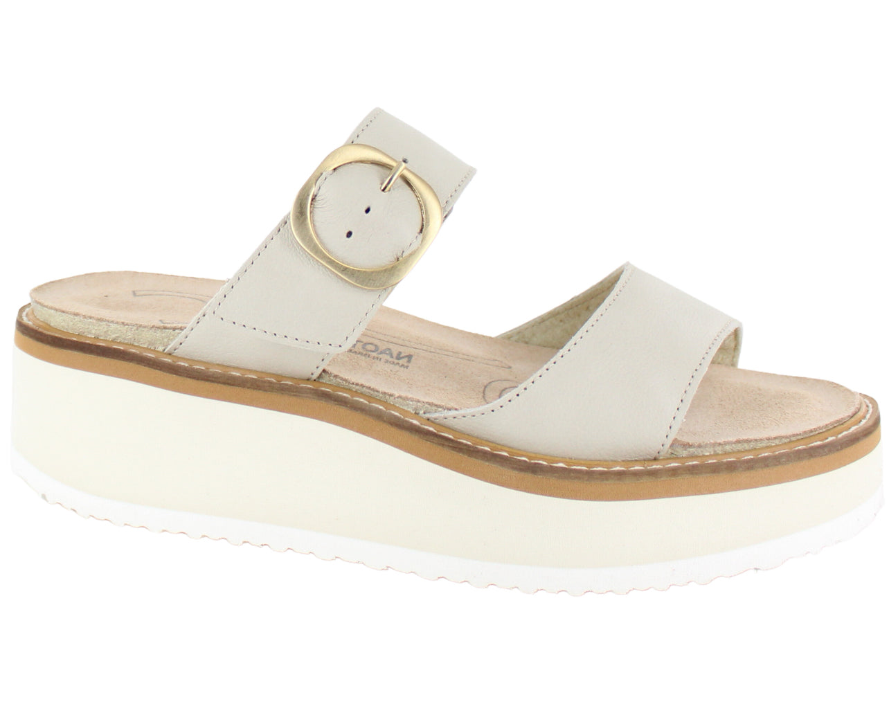 NAOT HALVAH SOFT IVORY LEATHER