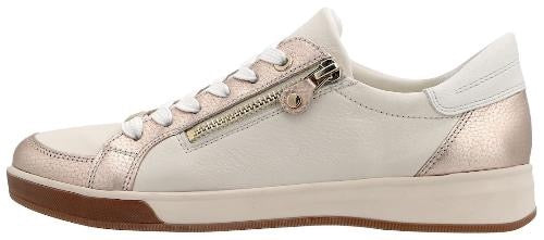 ara 5114-225 REI low sand metallic cream leather
