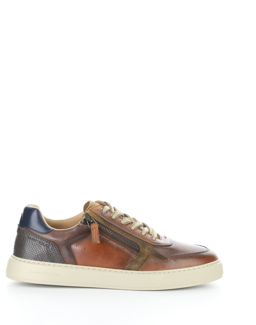 AMB 355- 300 LEWIS COGNAC LEATHER SUEDE