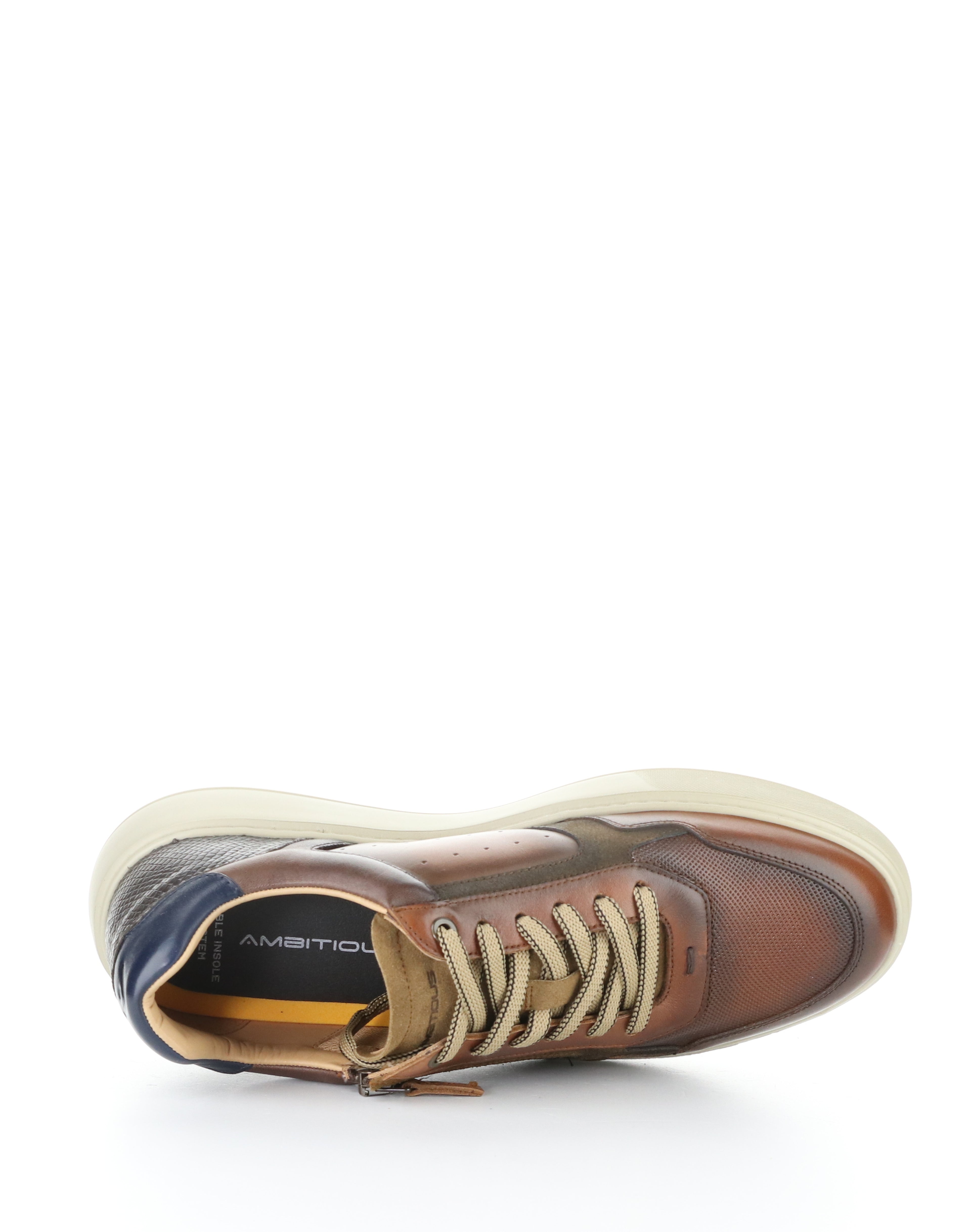 AMB 355- 300 LEWIS COGNAC LEATHER SUEDE