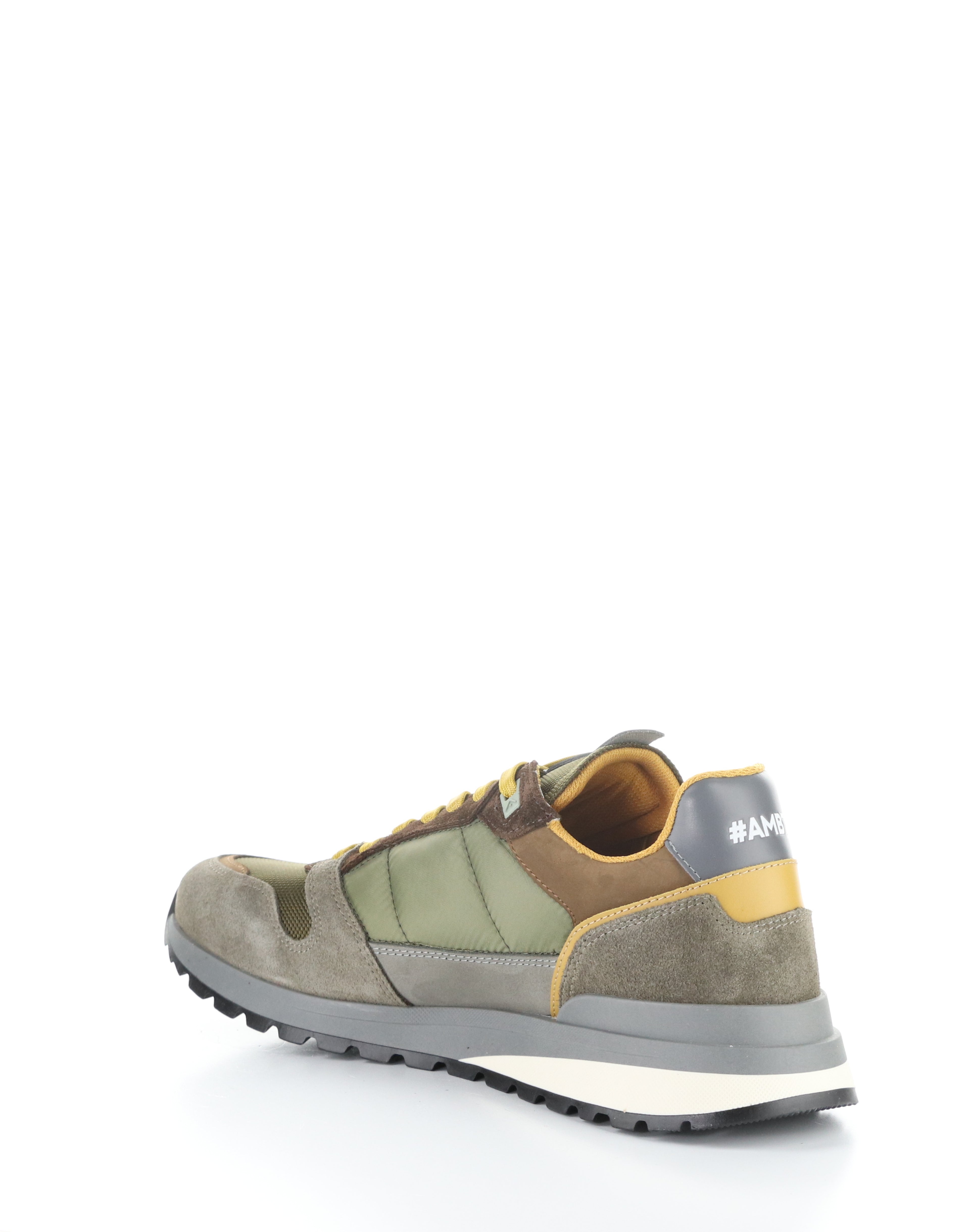 AMB 754-285 TEDDY TAUPE KHAKI TEXTILE LEATHER