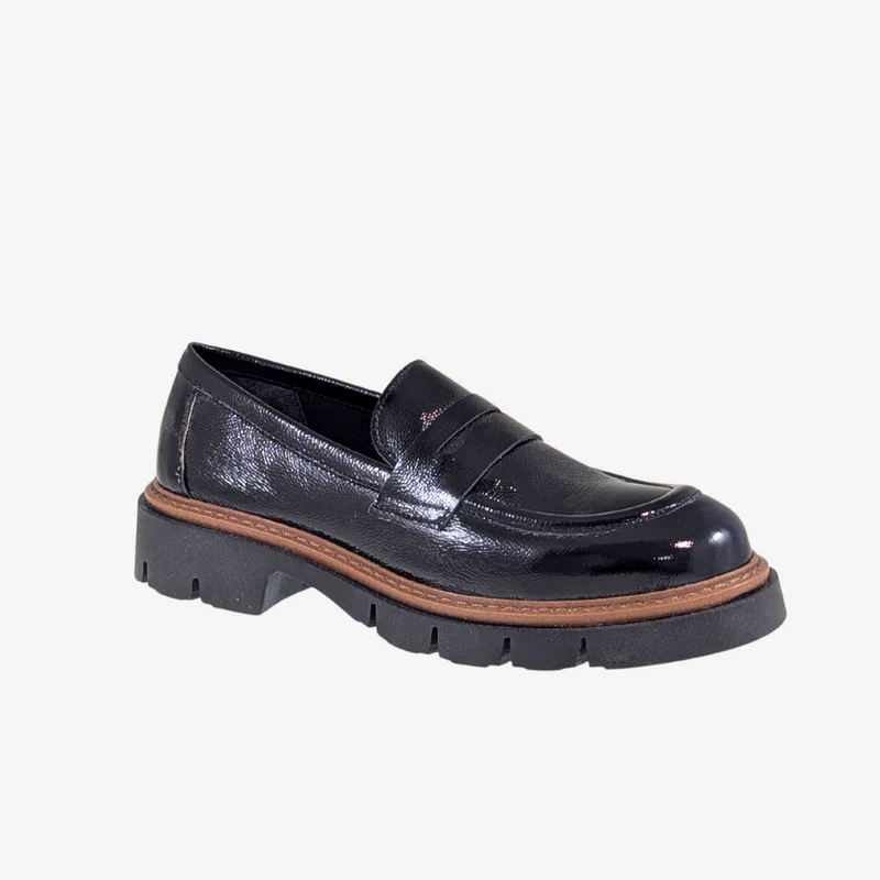 ATL BOND-165 BLACK PATENT LOAFER