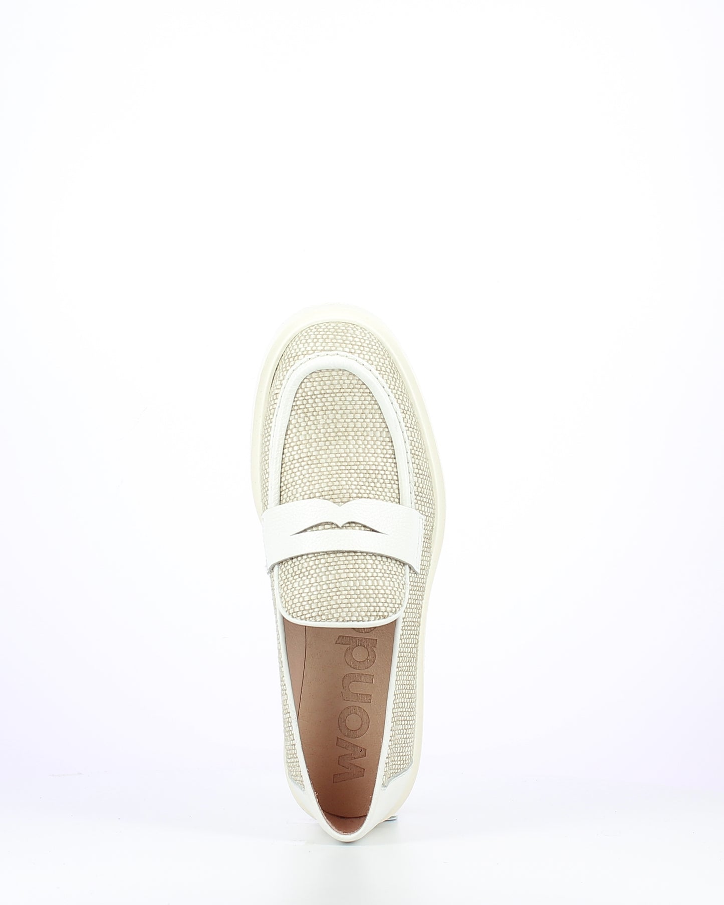 WND 5200-250 OFF WHITE RAFFIA LOAFER