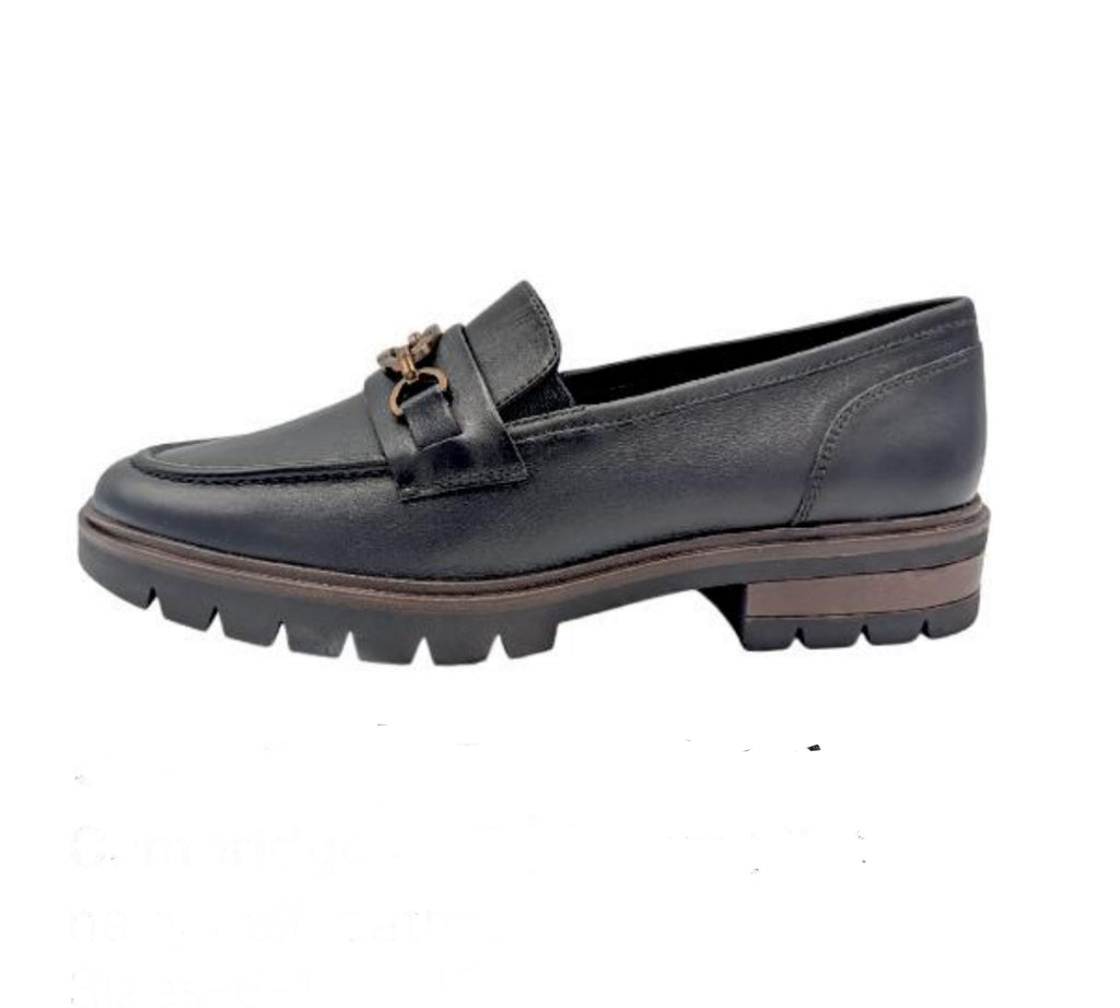 ara 4112-240 Camellia Navy leather loafer