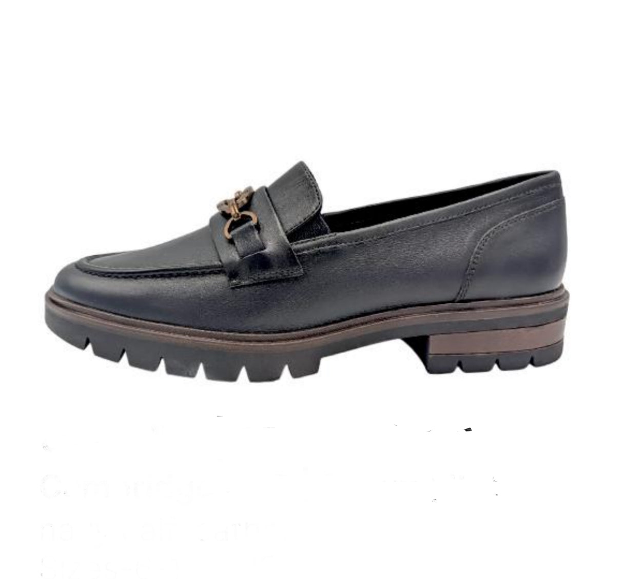 ara 4112-240 Camellia Navy leather loafer