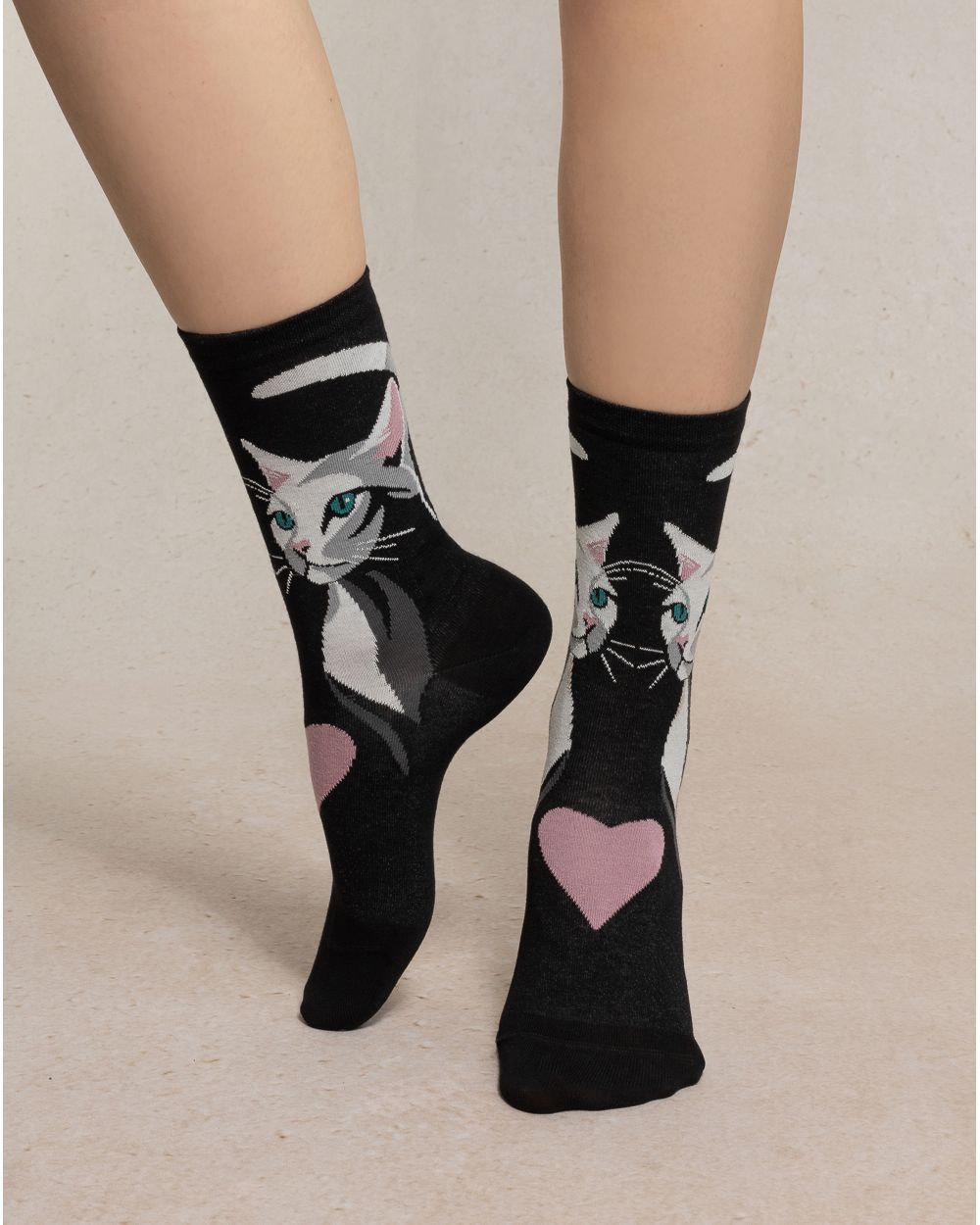 BLF 6578 AR5 BLACK cat-socks