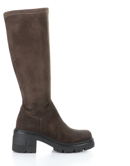 BC BRENNA-320 BROWN SUEDE BLACK SOLE