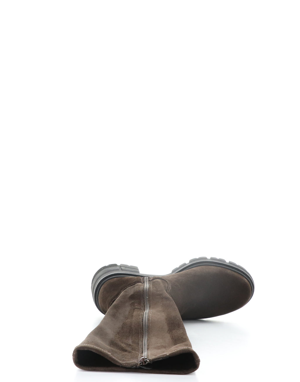 BC BRENNA-320 BROWN SUEDE BLACK SOLE