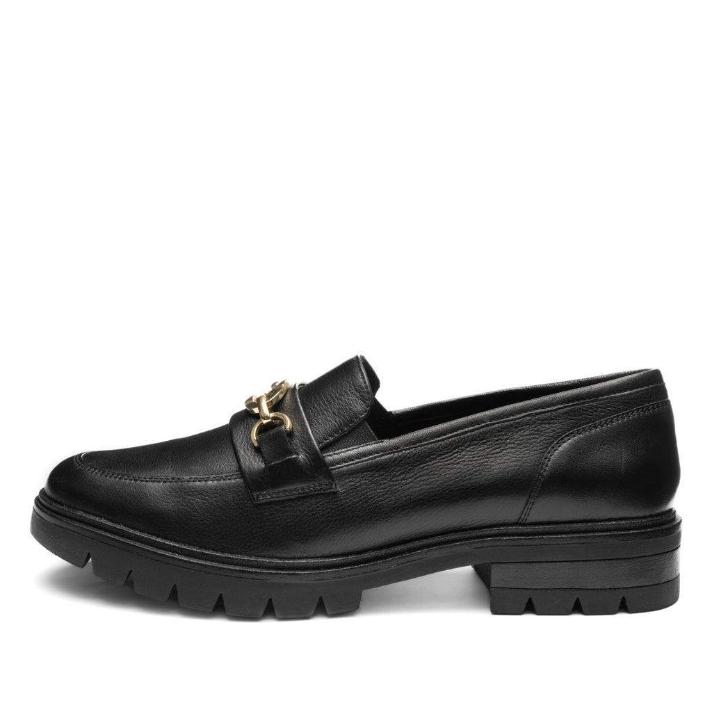 ara 1112-240 Camellia Black leather loafer