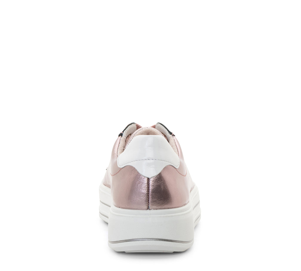 ara 933-210 Carol altrosa white patent metallic patent