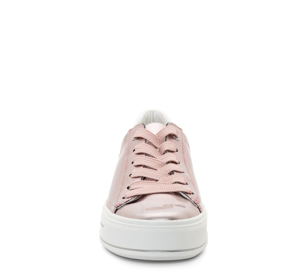 ara 933-210 Carol altrosa white patent metallic patent