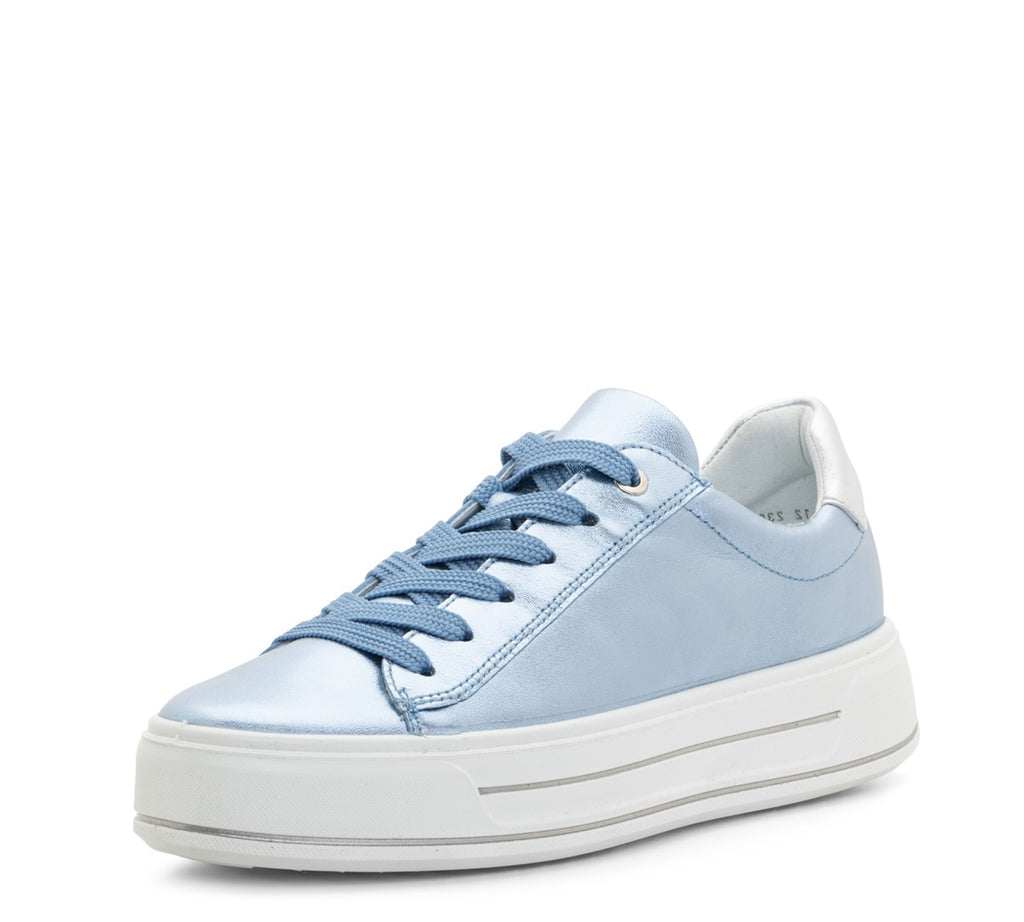 ara 496-210 Carol sky blue silver metallic leather