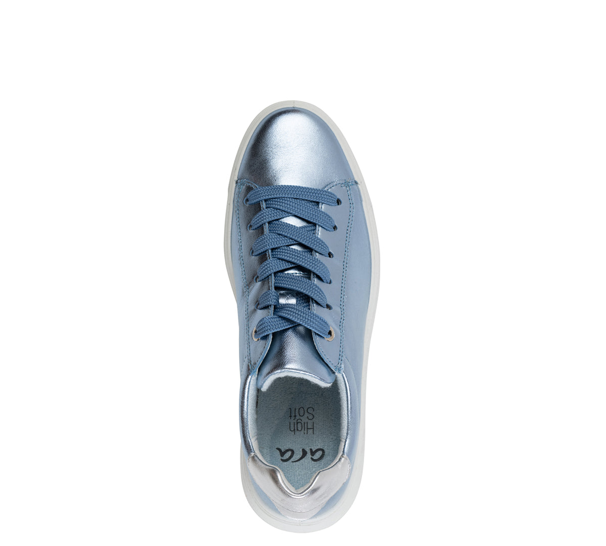 ara 496-210 Carol sky blue silver metallic leather