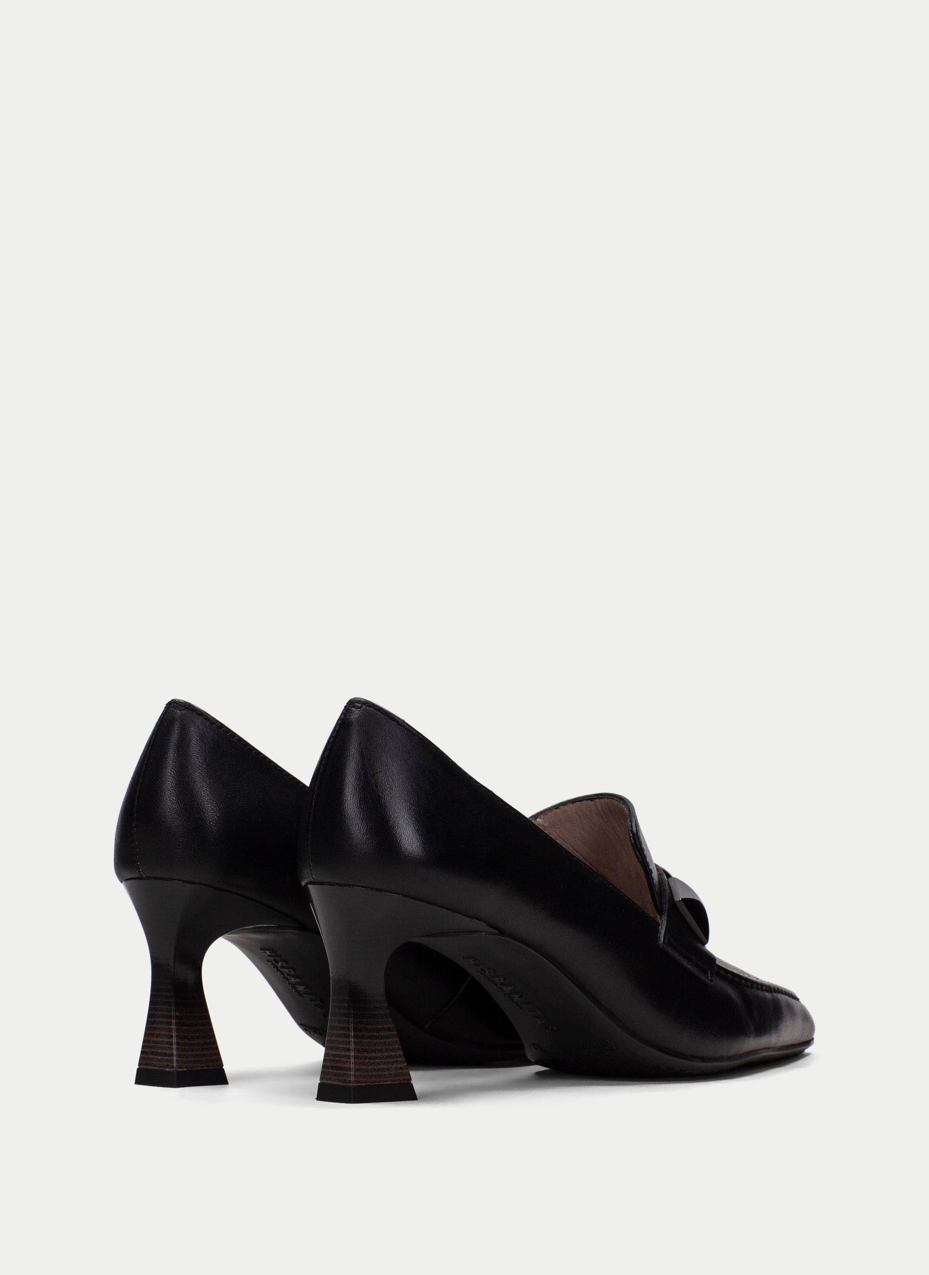 HSP 1353-280 BLACK HEEL LOAFER