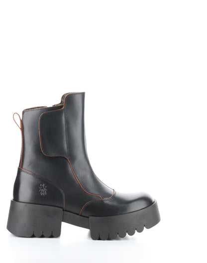 FLY EGLI124-345 Black Red leather