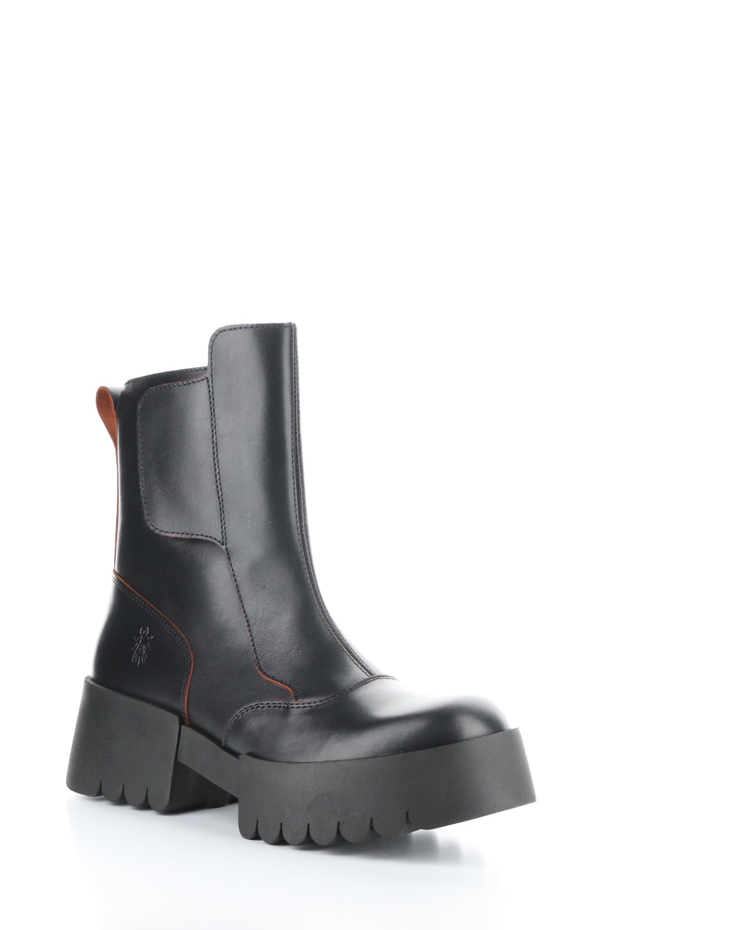 FLY EGLI124-345 Black Red leather