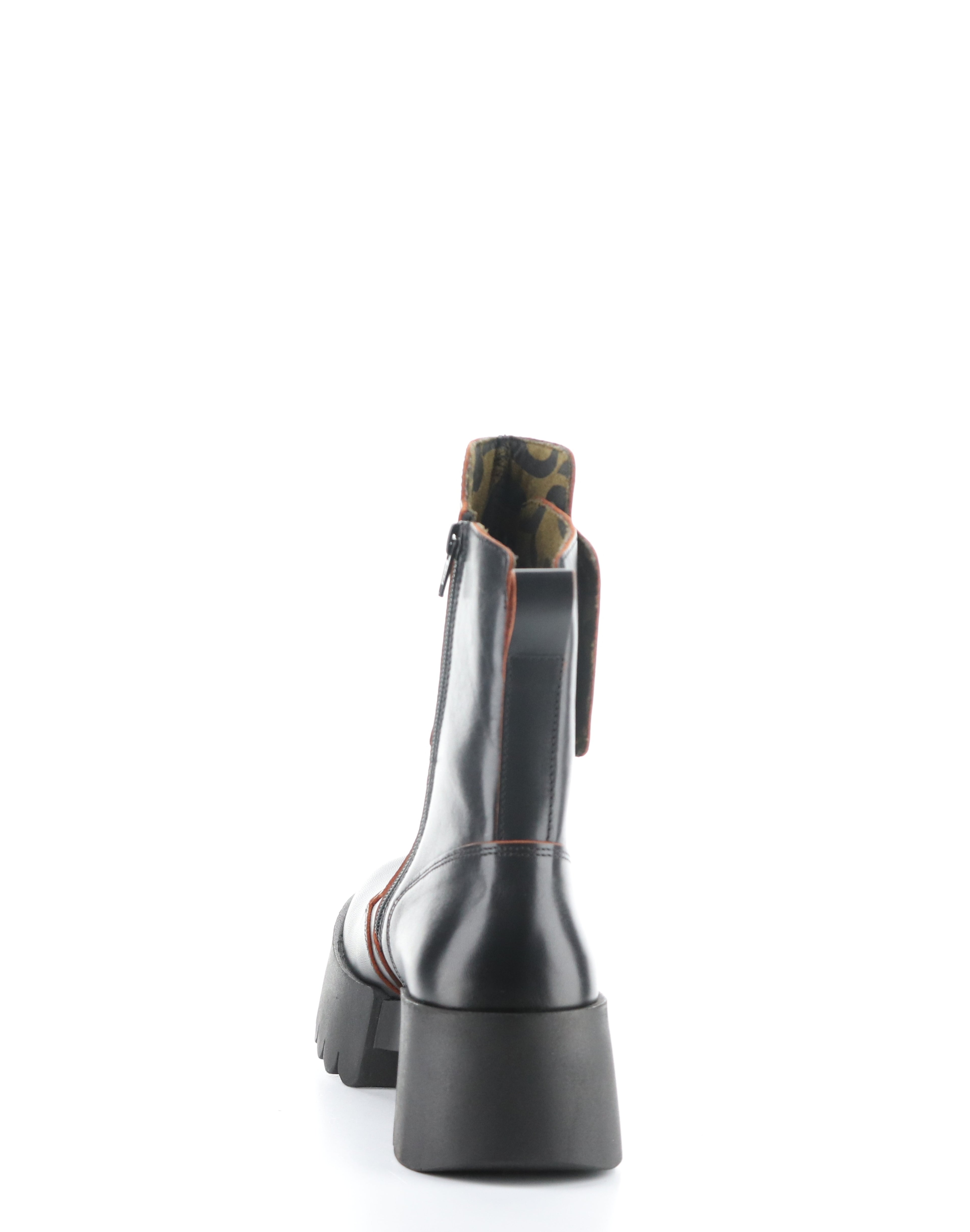 FLY EGLI124-345 Black Red leather