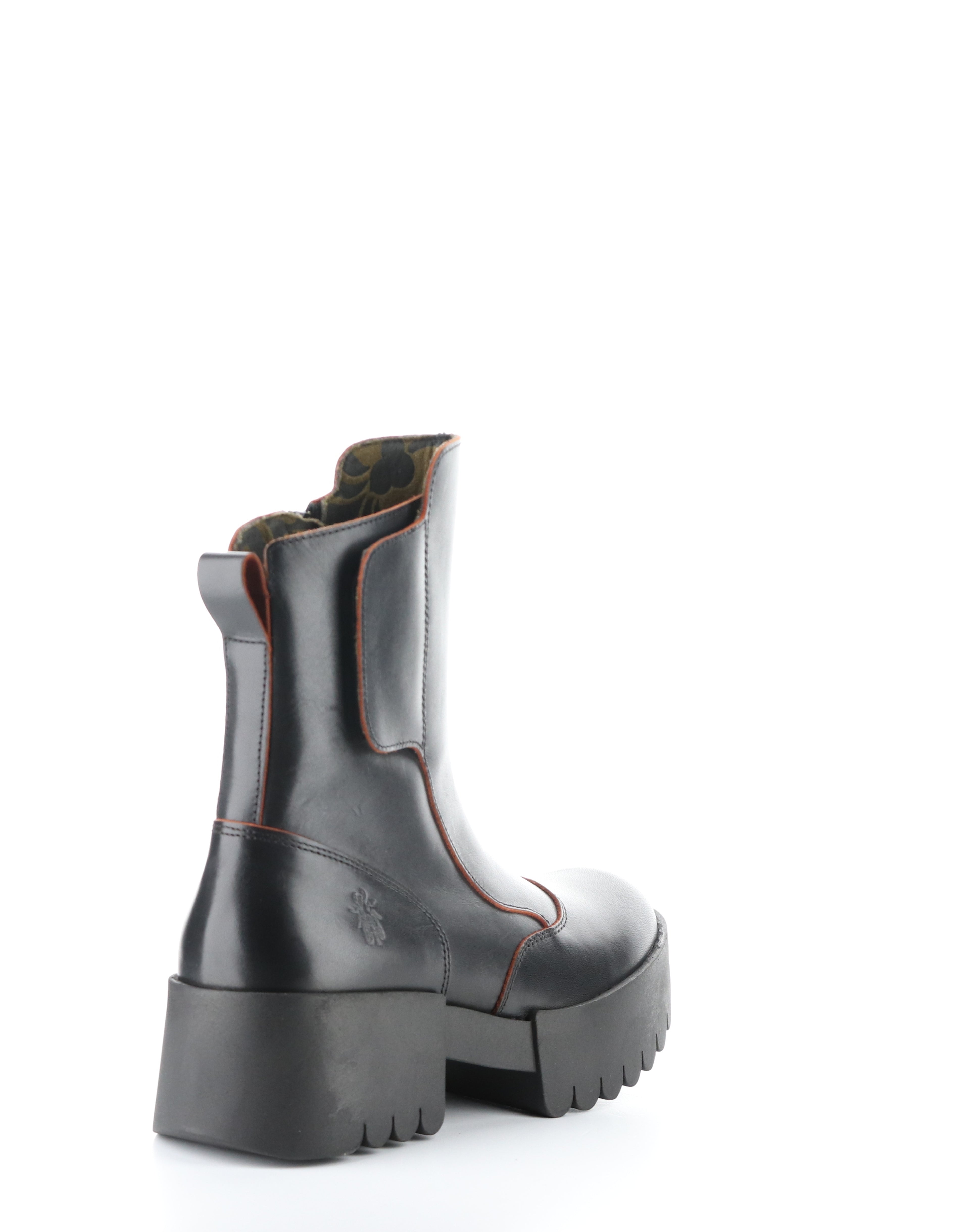 FLY EGLI124-345 Black Red leather