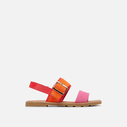 SRL 9113-100 ELLA™ III SLINGBACK WOMEN'S FLAT SANDAL Red Glow