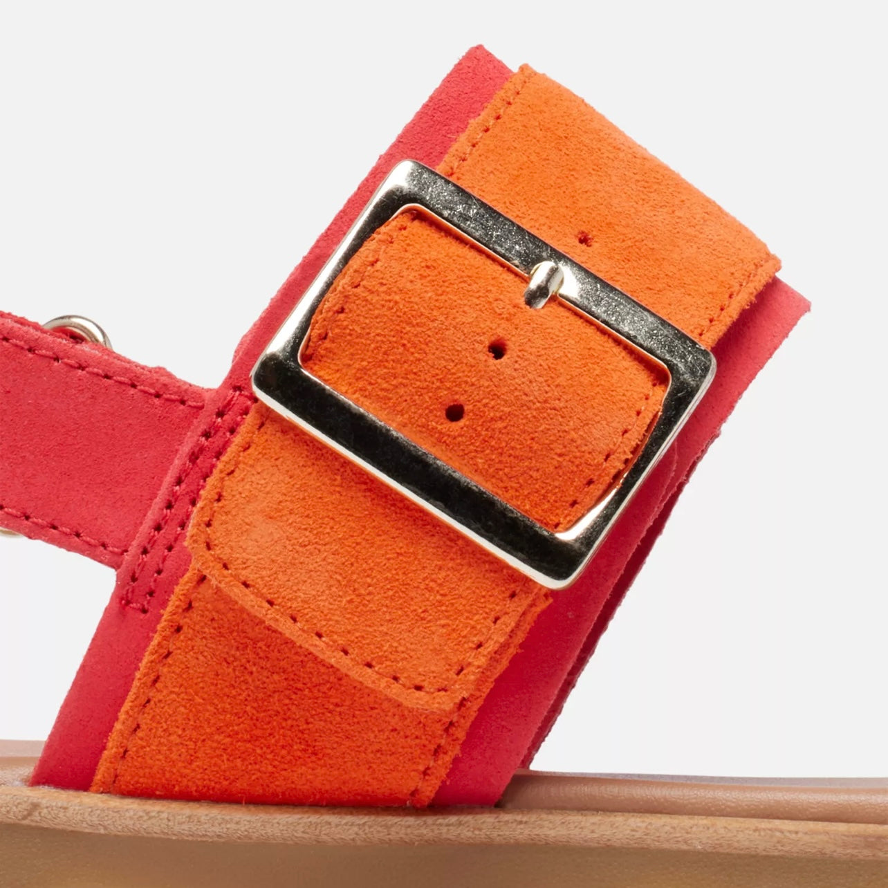 SRL 9113-100 ELLA™ III SLINGBACK WOMEN'S FLAT SANDAL Red Glow