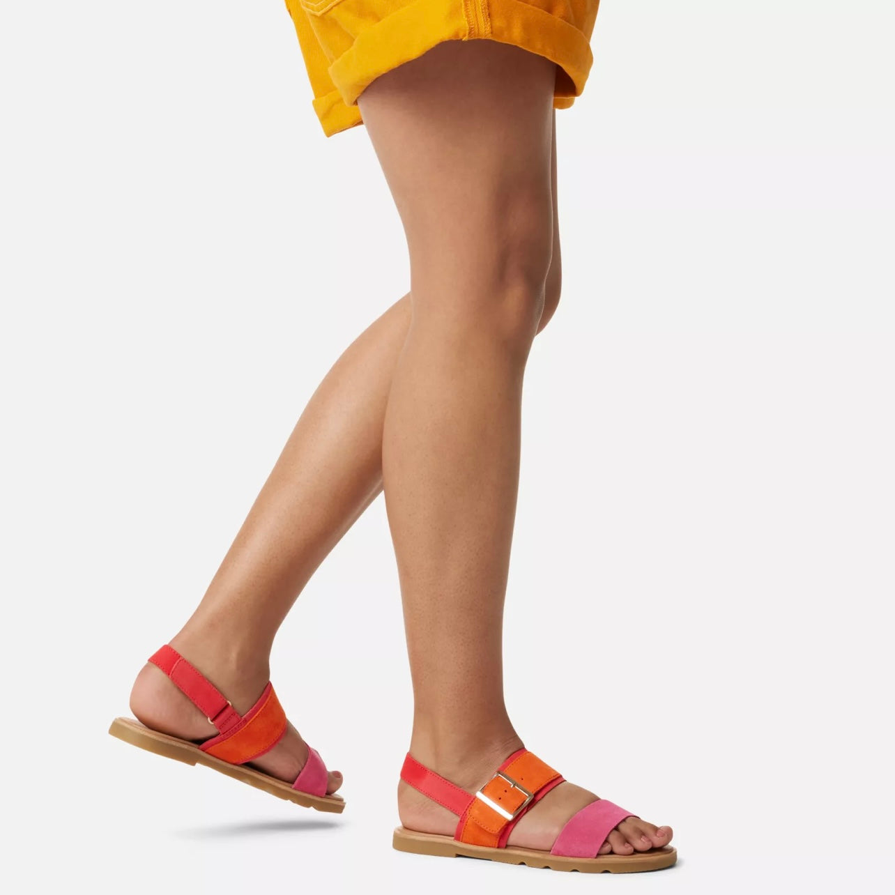 SRL 9113-100 ELLA™ III SLINGBACK WOMEN'S FLAT SANDAL Red Glow