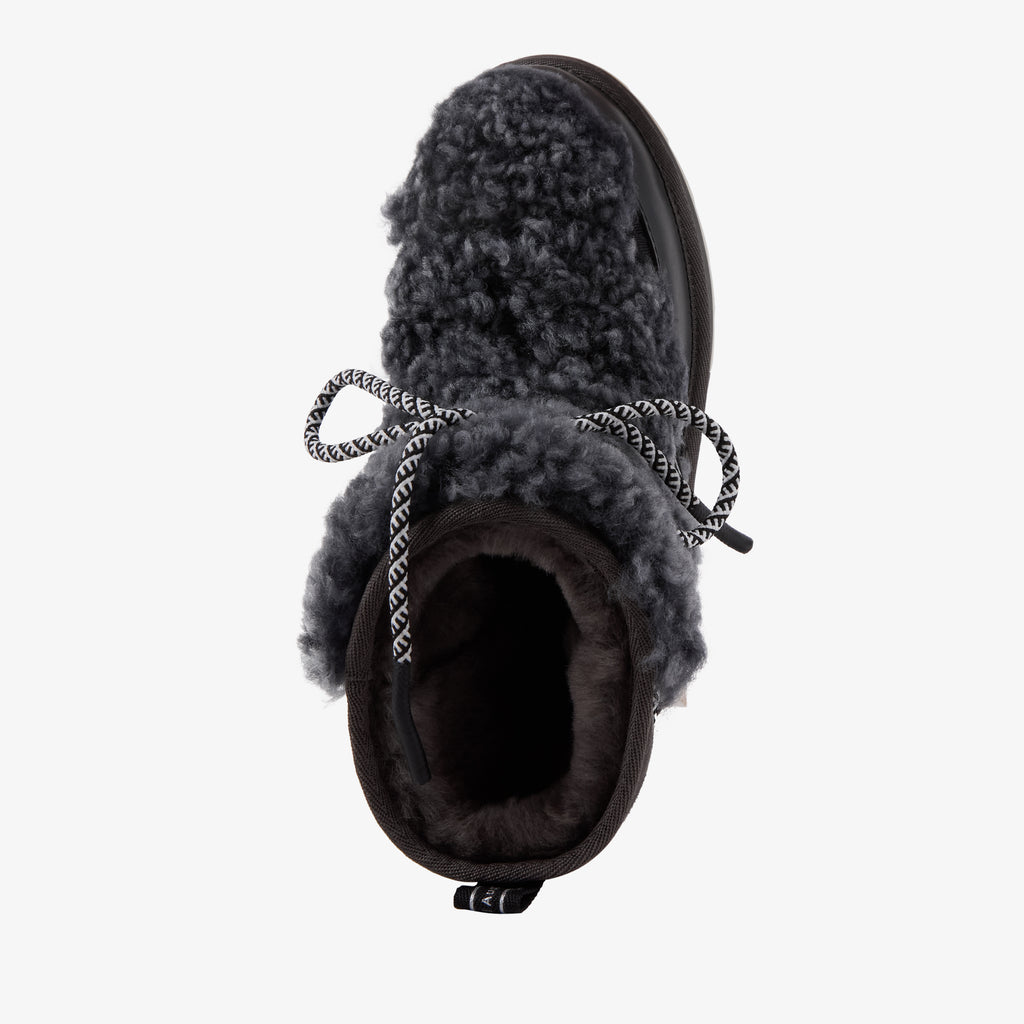 EMU 713-230 BLURRED TEDDY CHARCOAL SUEDE