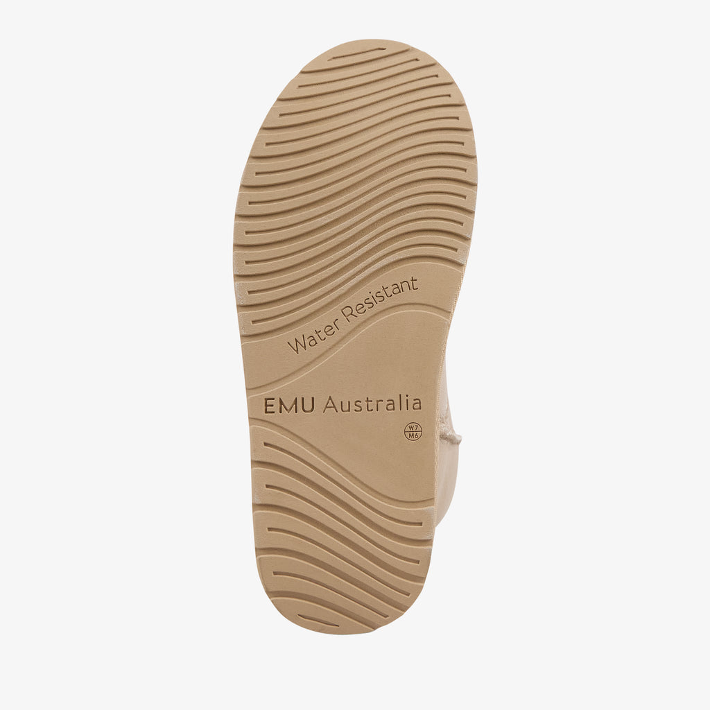 EMU STINGER MINI FLATFORM LEATHER-190 SAND