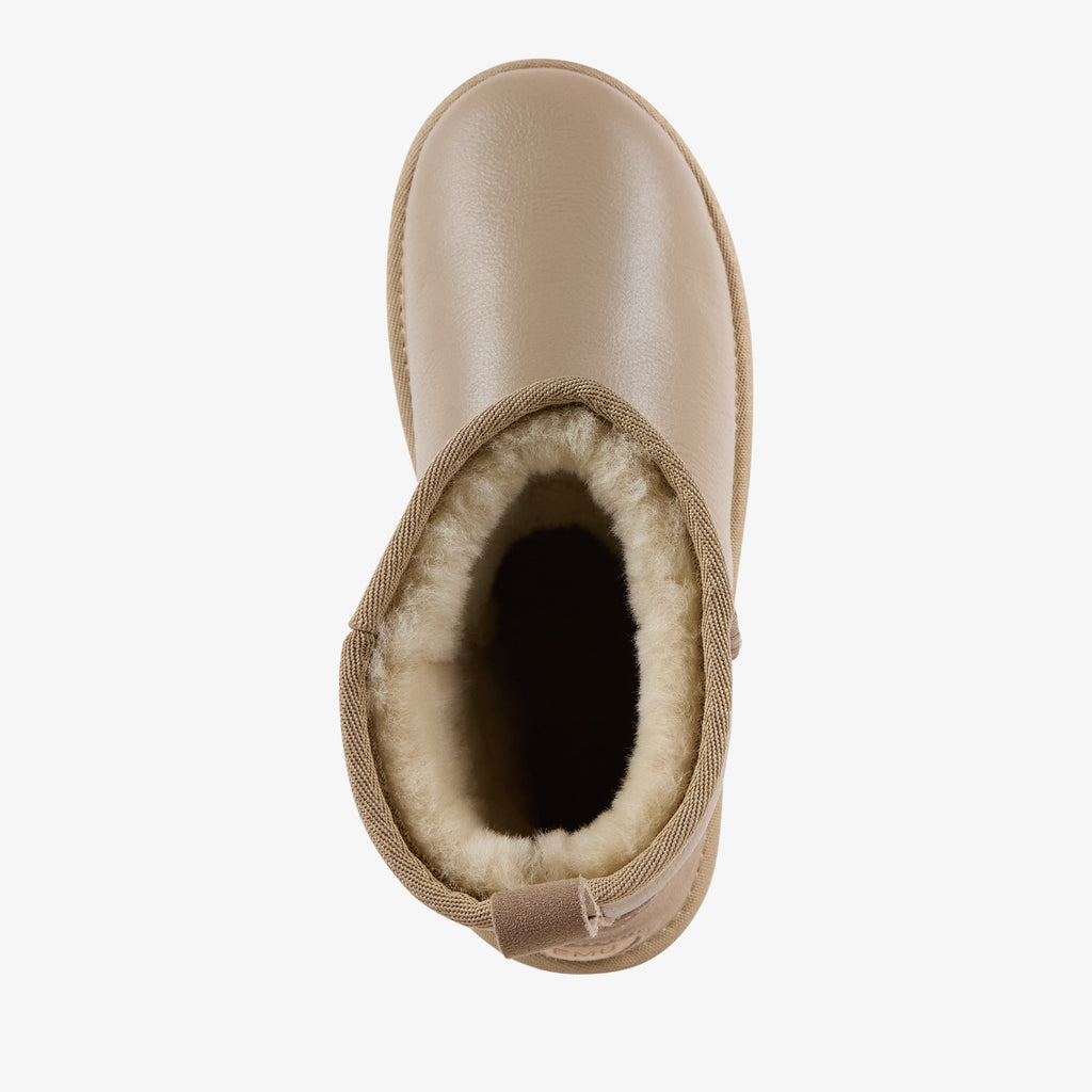 EMU STINGER MINI FLATFORM LEATHER-190 SAND