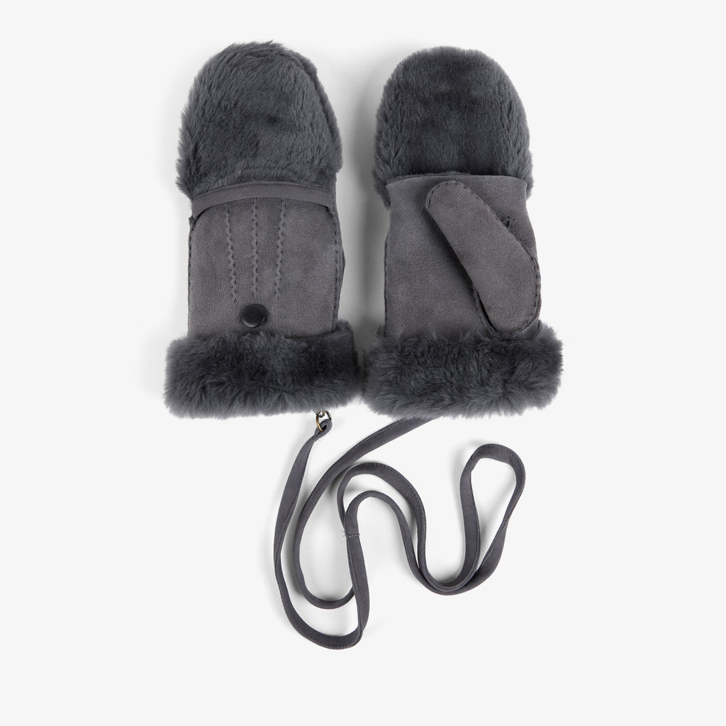 EMU MONTANA MITTENS-140 DARK GREY