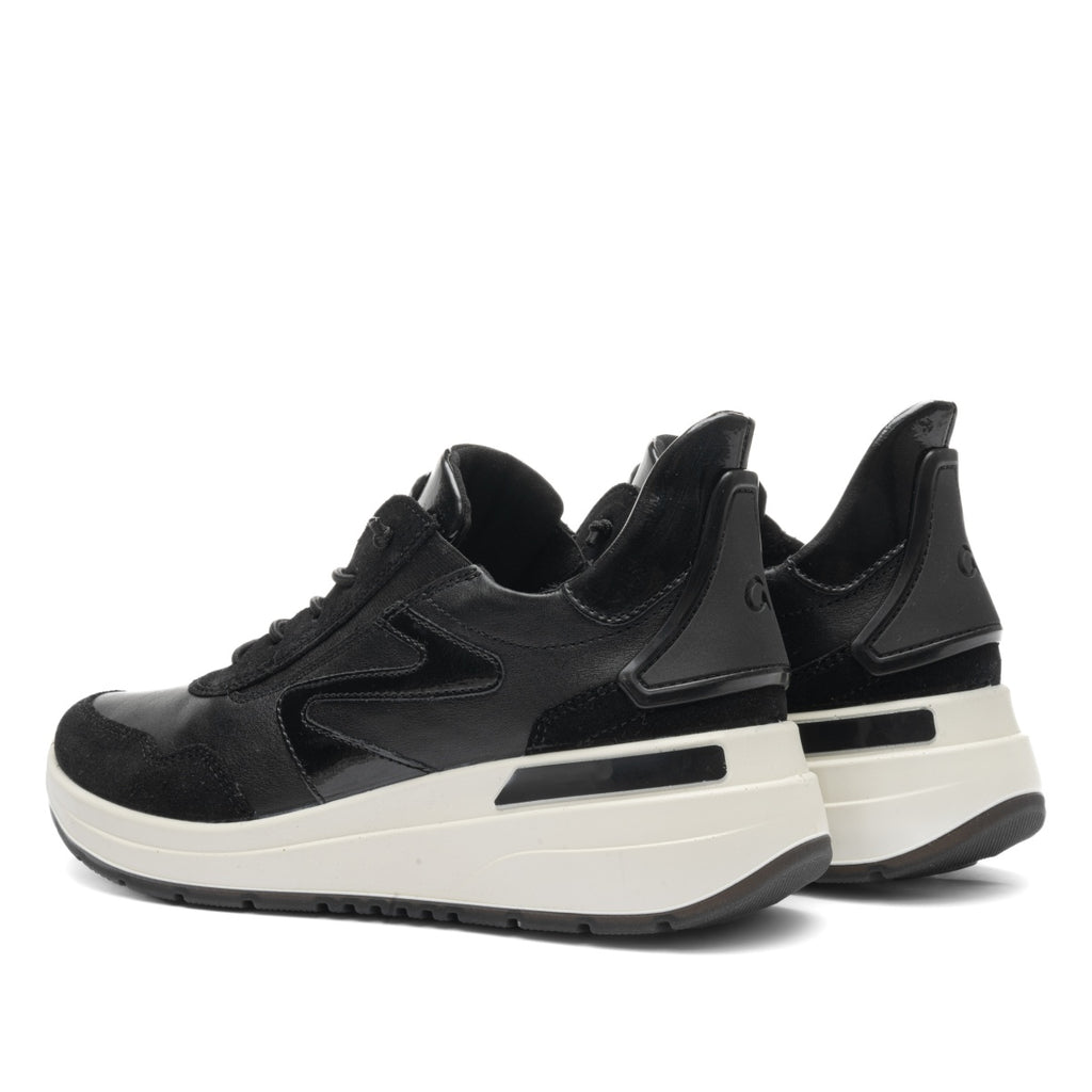 ara 1117-250 GALICIA BLACK SUEDE SNEAKER