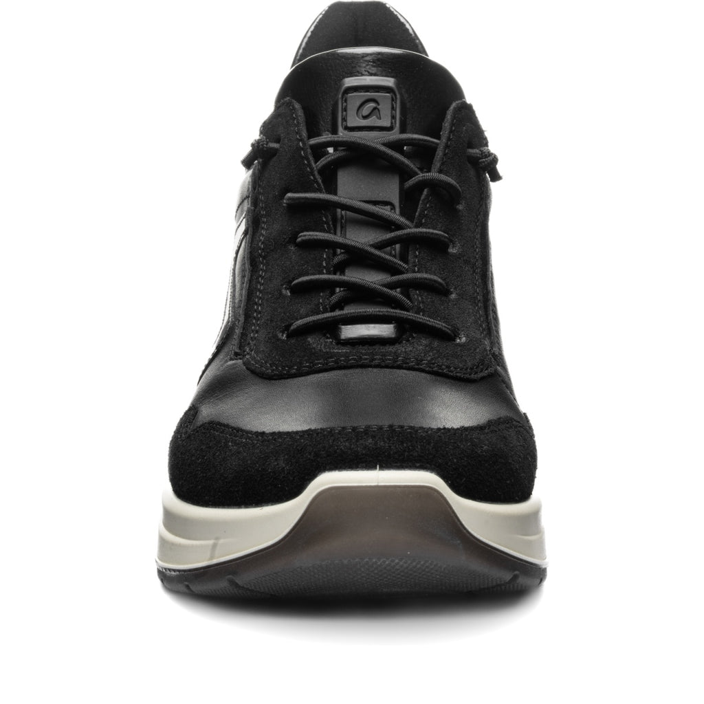 ara 1117-250 GALICIA BLACK SUEDE SNEAKER
